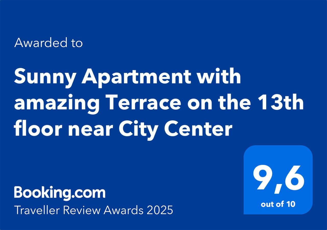Sunny Apartment With Amazing Terrace On The 13Th Floor Near City Center บราติสลาวา ภายนอก รูปภาพ